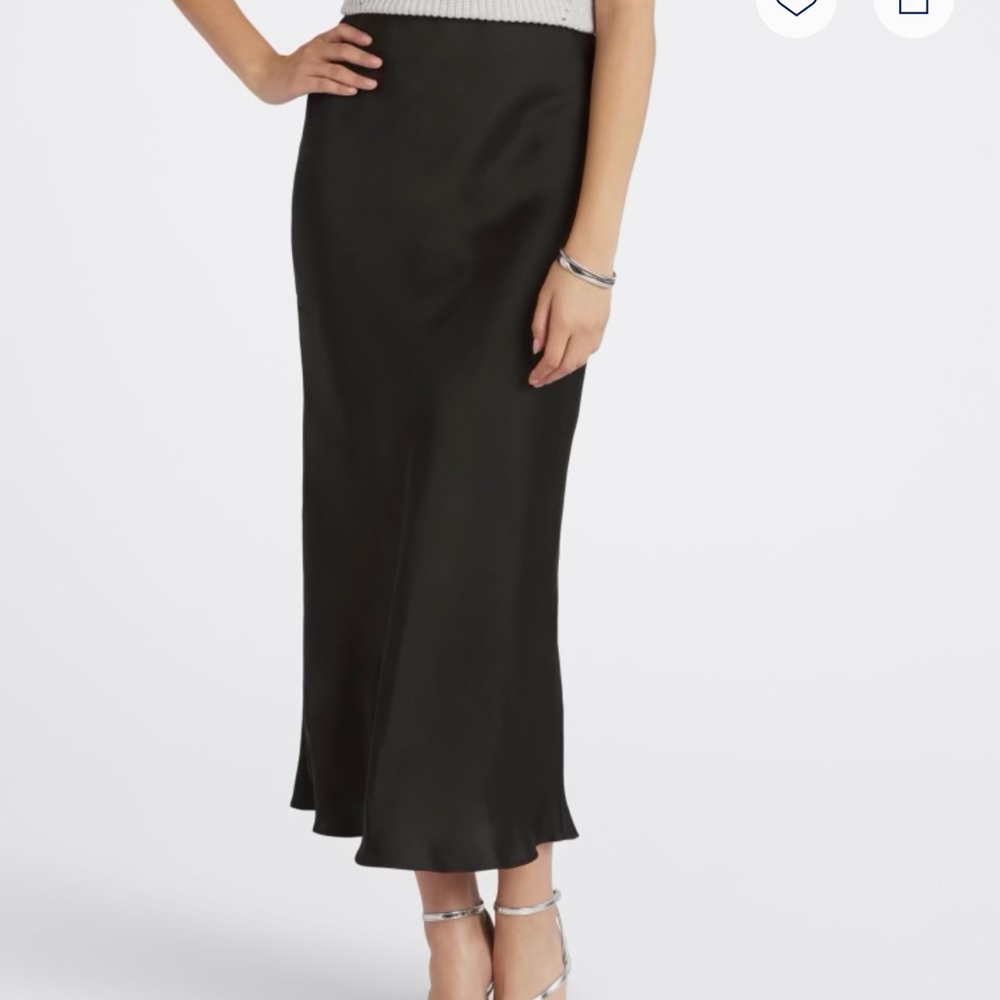 Z Supply Black Women's Slip Skirt